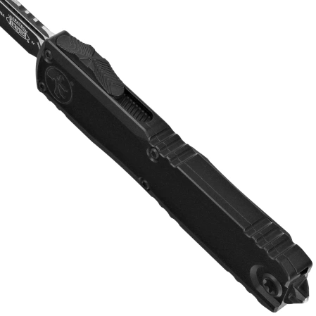 Nóż automatyczny OTF Microtech Ultratech Gen IV S/E Black Aluminium, Tactical M390MK by Tony Marfione (11214-1T)