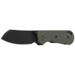 Civivi Crabby Knife OD Green G10, Black Stonewashed 14C28N by Ken Onion Jr. (C24055-1)