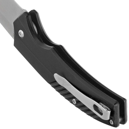 Nóż automatyczny Herbertz CJH Black Aluminium, Satin 420 (55026)