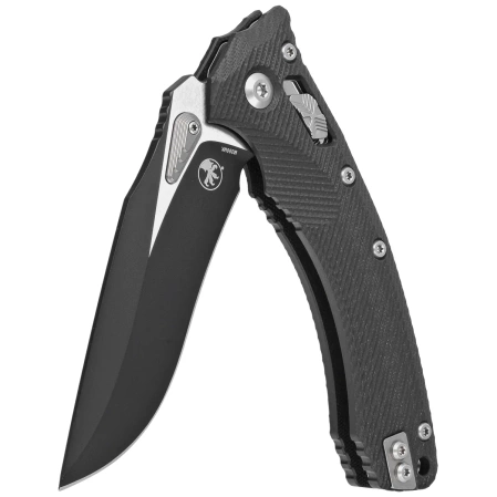 Microtech Amphibian Ram-Lok S/E Fluted Black G10, Black M390MK by Tony Marfione Knife (137RL-1FLGTBK)