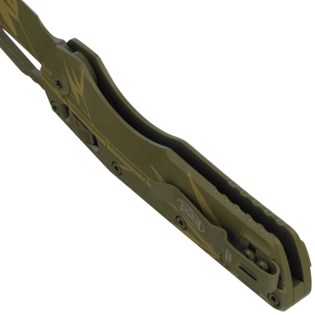 Microtech MSI S/E Knife Cerakote Bamboo Aluminum, Cerakote Bamboo M390MK by Tony Marfione (210-1CAM)