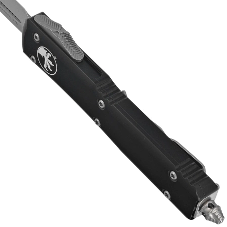 Microtech Ultratech D/E OTF Knife Black Aluminum, Stonewashed M390 by Tony Marfione (122-10)