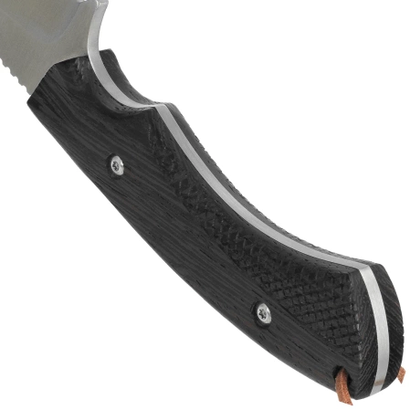 Martinez Albainox Spanish Hound Hunting Knife Zebra Wood, Satin 3Cr13Mov (32801)