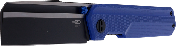 Bestech Tardis Blue G10, Black DLC/Satin D2 by Ostap Hel Knife (BG54G)