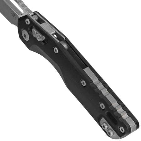 Nóż składany Microtech MSI S/E Black Slab Side Aluminium, Apocalyptic M390MK by Tony Marfione (210-10AP)