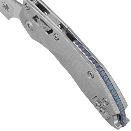 Nóż składany Microtech Marfione Select Stitch Ram-Lok S/E Titanium, Double Vapor Blast HW, Stonewashed M390MK by Borka Blades and Tony Marfione (169RL-10MS2)