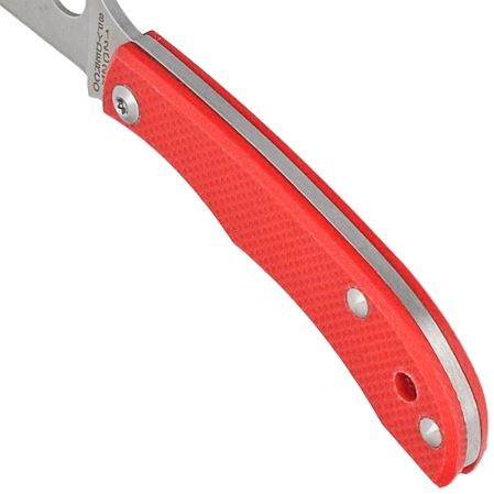 Nóż składany Spyderco Honeybee Red G10, Satin 12C27 (C137GRDP)
