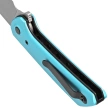 Nóż składany Reate PL-XF-A-8 Blue Aluminium, Stonewashed Nitro-V