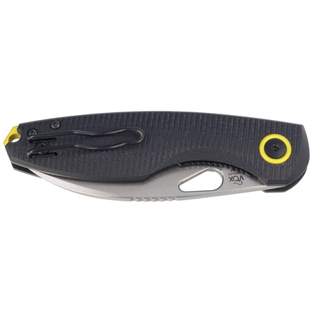 FOX Chilin Black G10, Stonewashed N690Co by Jesper Voxnæs (FX-530 G10B)