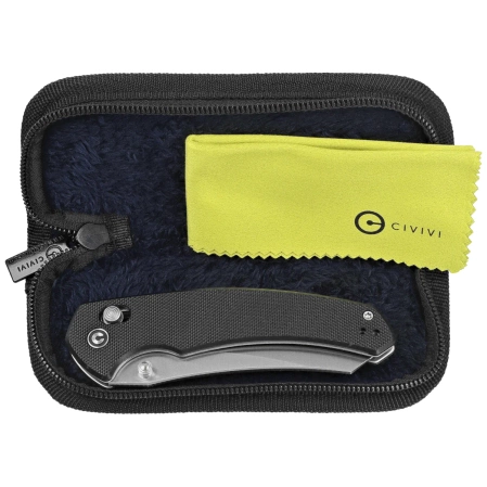Nóż składany Civivi Sixgill Black G10, Satin Nitro-V by Gavko Knives (C24050-1)