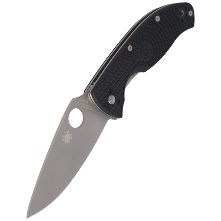Spyderco Tenacious Lightweight Knife Black FRN, Satin 8Cr13MoV by Eric Glesser (C122PBK)