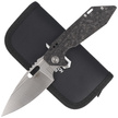Bestech Shodan Grey Titanium / Carbon Fiber, Stonewash / Satin CPM S35VN by Todd Knife and Tool (BT1910C)