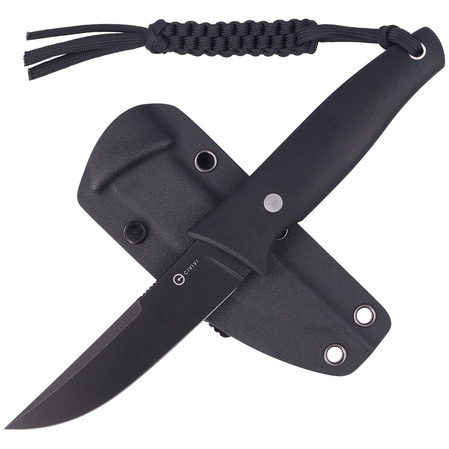 CIVIVI Tamashii Black G10, Black Stonewashed by Bob Terzuola (C19046-3)