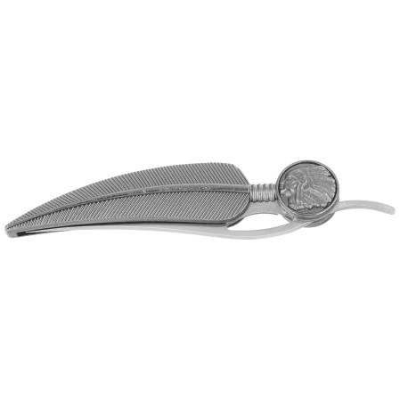 Martinez Albainox Apache Feather Knife Gray Zamak, Satin 3Cr13Mov (10585)