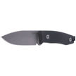 LionSteel Bushcraft Knife G10 Black, Satin Blade (M1 GBK)