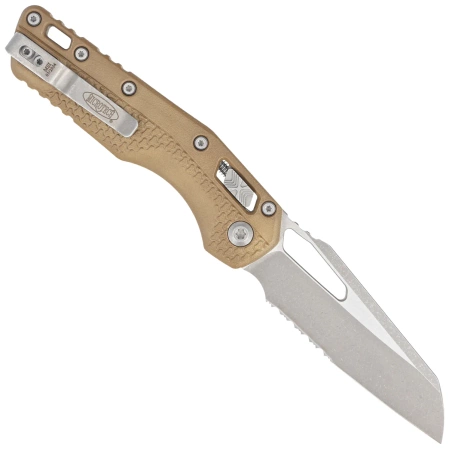 Microtech MSI S/E Ram-Lok Dark Earth Tri-Grip Polymer, Apocalyptic P/S M390MK by Tony Marfione (210T-11APPMDE)