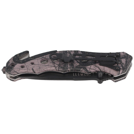 Nóż składany ratowniczy Herbertz CJH Camo Optics Aluminium, Black Blade (44068 - 218111)