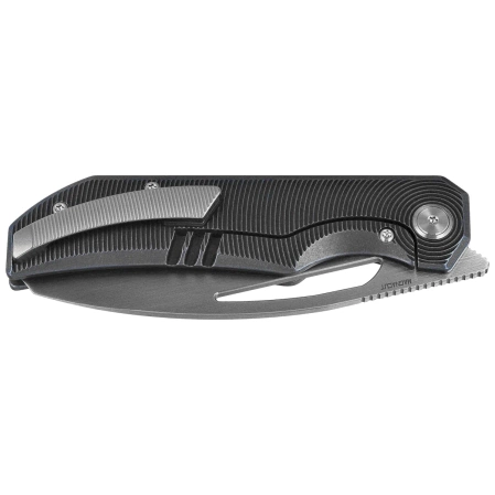 Bestech Taipan Knife Black / Blue Titanium, Satin MagnaCut by James Lowe (BT2503D)