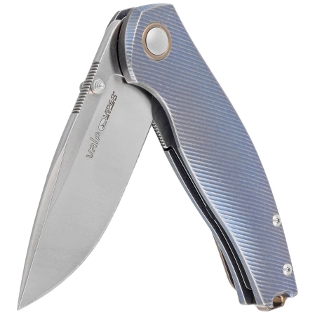 Viper Vale Blue Titanium, Satin MagnaCut by Jesper Voxnæs Knife (V6004TIBL)
