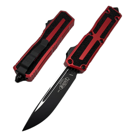Microtech Scarab II Gen III S/E OTF Knife Red Aluminium, Black M390MK by Tony Marfione (1278-1RD)