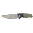 Bestech Knife Swordfish Black / Green G10, Satin D2 (BG03A)