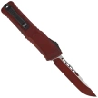 Nóż automatyczny OTF Microtech Combat Troodon Gen III S/E Weathered Crimson Aluminium, Weathered Crimson M390MK by Tony Marfione (1143-1WCM)