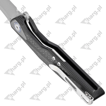 RikeKnife Tulay Integral Black G10/Carbon Fiber, Satin 154CM (RK-TULAY-B/CF)