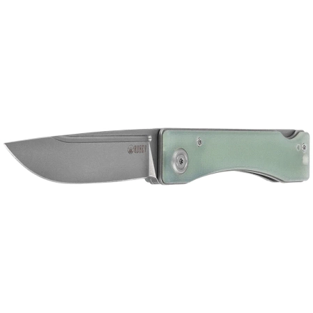 Kubey Akino Knife Jade G10, Beadblasted 14C28N by Tiguass (KU2102B)