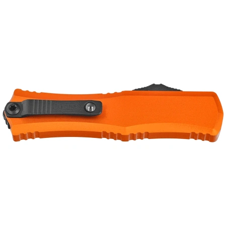 Nóż automatyczny OTF Microtech Hera II Mini D/E Orange Aluminium, Black M390MK by Tony Marfione (1702M-1OR)