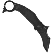 FOX Knife Moa Black G10, Black Stonewashed N690Co by Jared Wihongi (FX-653)