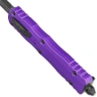 Microtech Dirac Delta D/E OTF Knife Purple Aluminum, Black M390 by Tony Marfione (227-1PU)