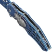 Nóż składany Herbertz CJH 3D Spider Blue Titanium Steel, Blue Titanium 420 (44097)