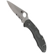 Spyderco Delica 4 FRN Foliage Green CombinationEdge Knife (C11PSFG)
