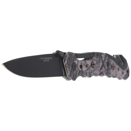 Herbertz Solingen Rescue Knife Camo Optics Aluminium, Black Blade (44068 - 218111)