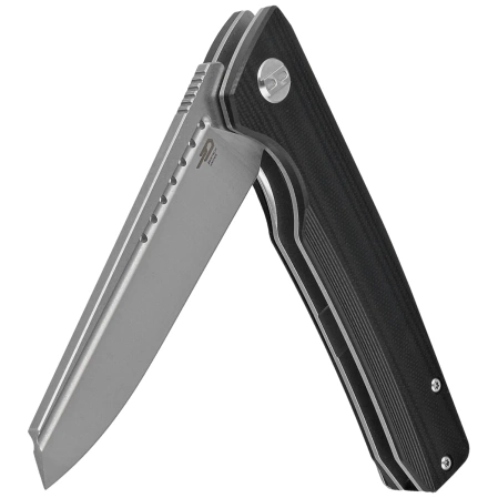 Bestech Slyther Knife Black G10, Stonewashed/Satin 14C28N (BG51A-1)
