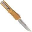 Nóż automatyczny OTF Microtech Combat Troodon Gen III Interceptor Signature Tan Aluminium, Stonewashed M390MK by Tony Marfione (1217-10TAS)