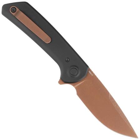 Reate PL-XF-A-10 Knife Black Aluminum, Bronze PVD Nitro-V