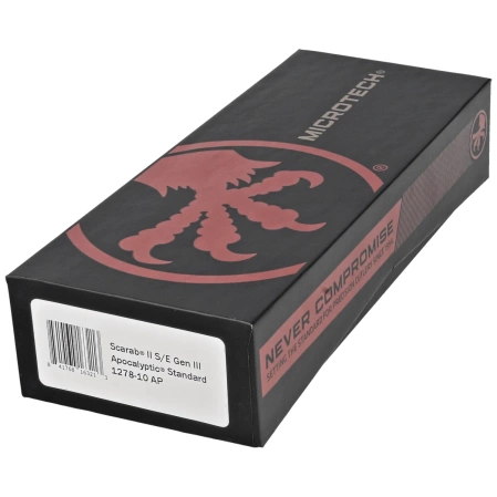 Nóż automatyczny OTF Microtech Scarab II Gen III S/E Black Aluminium, Apocalyptic M390MK by Tony Marfione (1278-10AP)