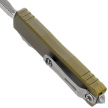 Microtech UTX-85 D/E Gen IV OTF Knife OD Green Aluminum, Apocalyptic M390MK by Tony Marfione (12324-10APOD)