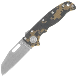 Nóż składany Demko AD20.5 Shark Foot Digi Camo G10, Stonewashed CPM S35VN by Andrew Demko (205-S35-SFDC)