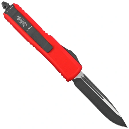 Microtech UTX-85 S/E OTF Knife Red Aluminum, Black M390 by Tony Marfione (231-1RD)