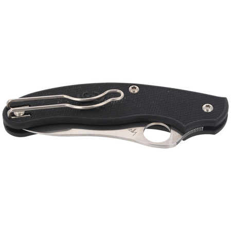 Nóż składany Spyderco UK Penknife Drop Point Black FRN, Satin CTS BD1N by Sal Glesser (C94PBK3)