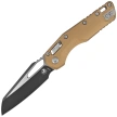 Microtech MSI S/E Knife Fluted Brown Aluminum, Black M390MK by Tony Marfione (210-1FLBN)