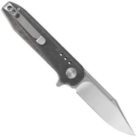 Bestech Syntax CP Green Micarta, Stonewashed/Satin CPM 154CM by Todd Knife and Tool (BG41E)