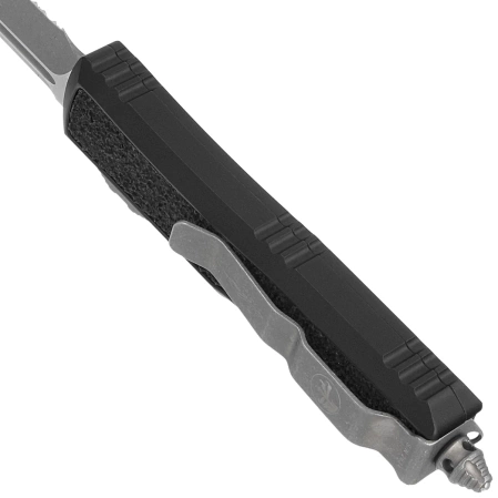 Microtech Daytona S/E Signature OTF Knife Black Aluminum, Apocalyptic P/S M390 by Tony Marfione (124-11APS)