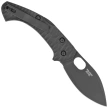 Fox Zero 2.0 Desert Warrior Black FRN, Black Top Shield Becut by Jens Ansø Knife (FX-311 B)
