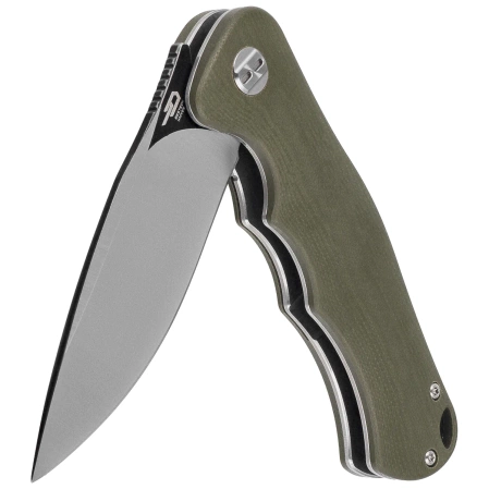 Nóż składany Bestech Bobcat Green G10, Black Stonewashed / Satin D2 (BG22B-2)