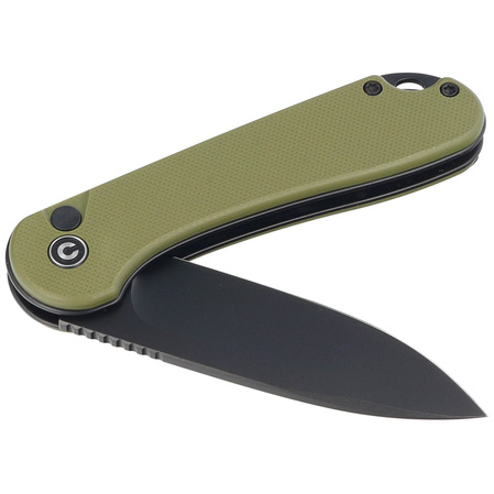 Nóż składany Civivi Button Lock Elementum II OD Green G10, Black Stonewashed Nitro-V (C18062P-3)