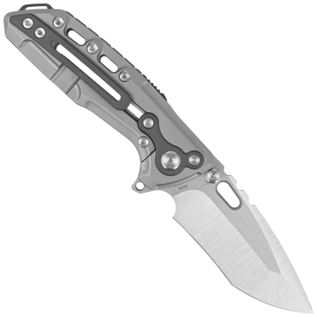 Reate T1000-V2 Gray Titanium/Zirconium Knife, Satin M390 by Alvin Lee