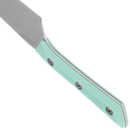 Microtech Santoku Knife 4.2'' Caribbean Blue G10, Stonewashed M390MK (3300-10CA)